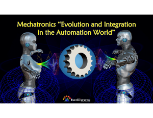 Mechatronics Evolution and Integration - Intellisystem - Randieri HD